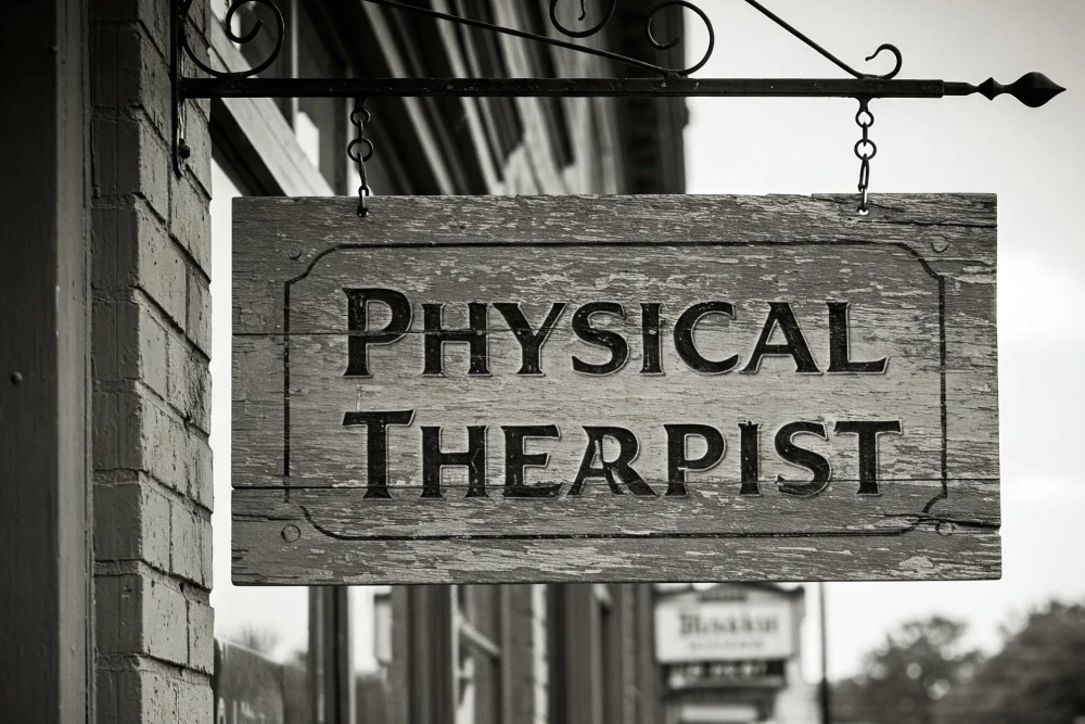 Physical Therapist Office Sign